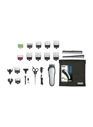 Wahl Corded & Cordless Adjustable Taper Lever Hair Clipper Kit, Steel