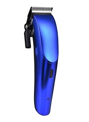 Stylecraft Ergo Professional Microchipped Magnetic Clipper with 5 Guards, Charging Stand, & 3 Customizable Colored Lids, Black/Pink/Blue