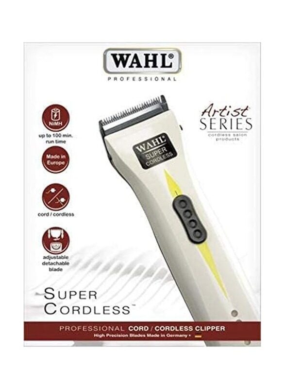 Wahl Super Cordless Clipper, White