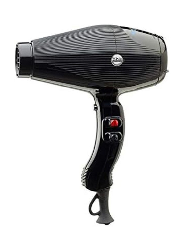 Gamma Piu Gamma + Aria Dual Ionic Hair Dryer, Black