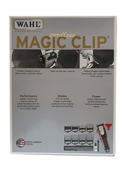 Wahl Magic Clip Cordless Cord/Cordless Clipper, 8591L, Red