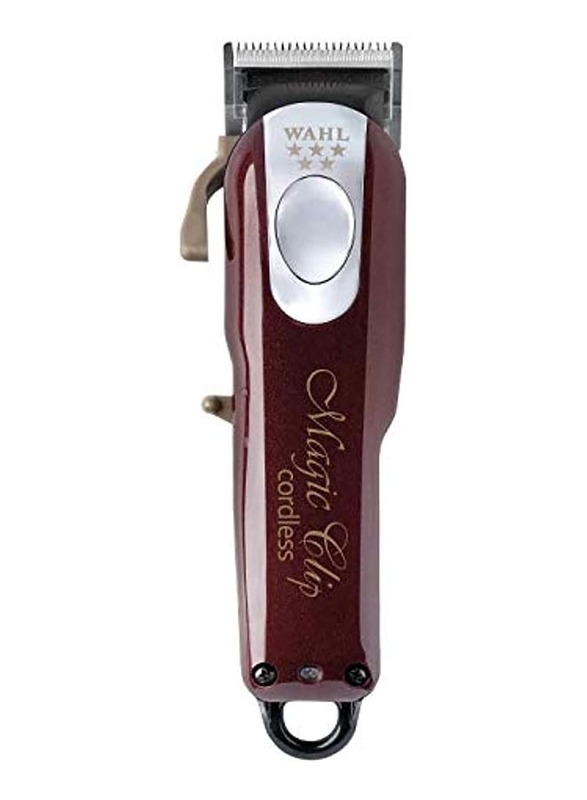 Wahl Magic Clip Cordless Cord/Cordless Clipper, 8591L, Red