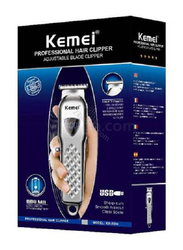 Kemei Professional Hair Clipper, KM-2004, Silver