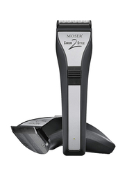 Moser Chrom 2 Style Professional Cord/Cordless Hair Clipper, Small, Grey