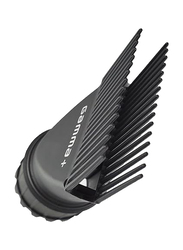 Gamma+ Professional Hair Dryer Nozzle with 32 Teeth Comb Attachment, GPNOZB, Black