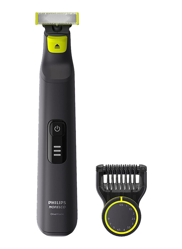 

Philips Norelco QP6530/70 One Blade Pro Hybrid Electric Trimmer & Shaver, 2-Piece, Black