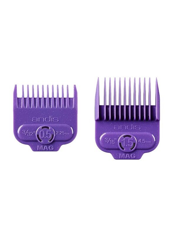 

Andis Magnetic Combs, 2-Piece, Violet