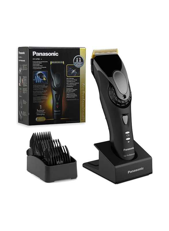 Panasonic Professional Hair Clipper, ER-GP80, Black