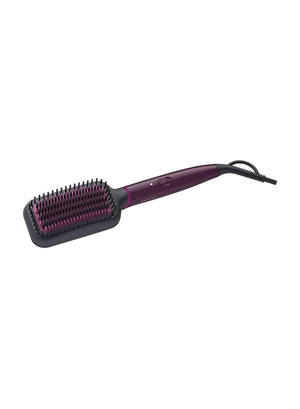 Philips Heated Straightening Brush, BHH730/03, Multicolour