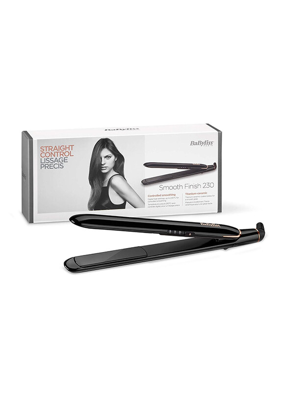 

BaByliss Smooth Finish 230 Hair Straightener, ST250SDE, Black