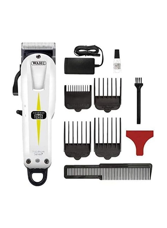 Wahl Professional Cordless Super Taper Clipper, White