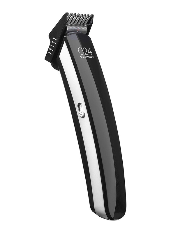 

Gammapiu 024 Gamma+ Professional Hair Trimmer, Black/Silver