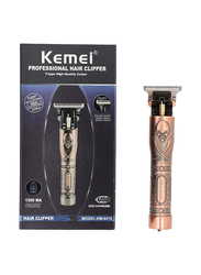 Kemei Mod. Hair Cutting Terminator Machine Trimmer, KM-9370, Rose Gold