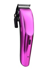 Stylecraft Ergo Professional Microchipped Magnetic Clipper with 5 Guards, Charging Stand, & 3 Customizable Colored Lids, Black/Pink/Blue