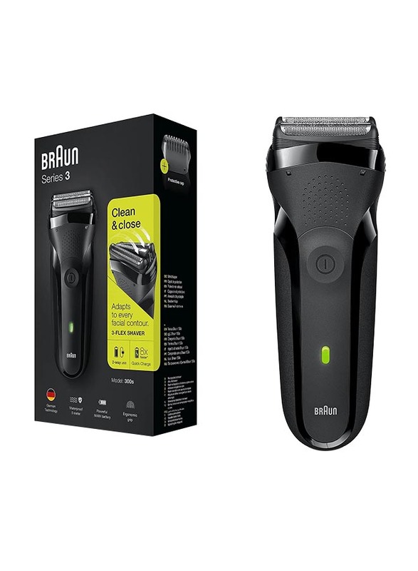 

Braun Series 3 300s Rechargeable Electric Shaver, Black