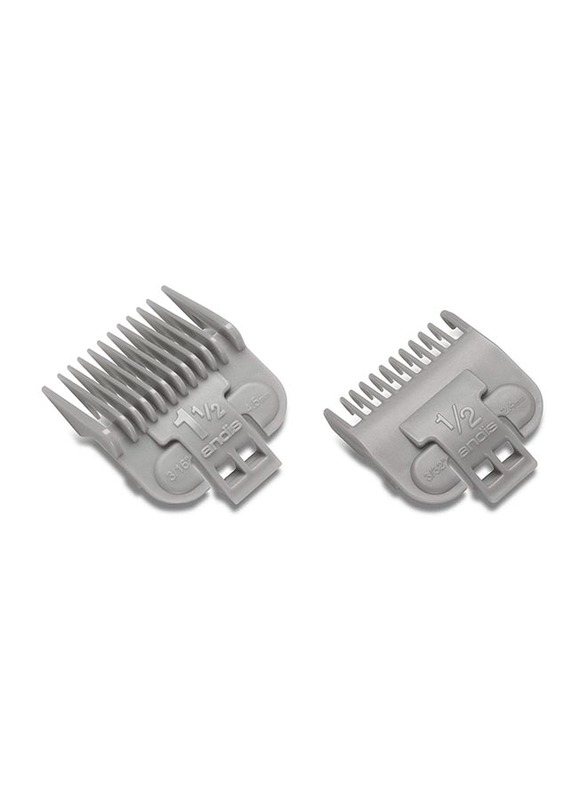 Andis Snap-On Balde Attachment Combs, 2-Piece, Grey