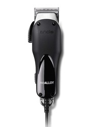 Andis Professional Pro Alloy Adjustable Blade Clipper, 69110, Black/Silver