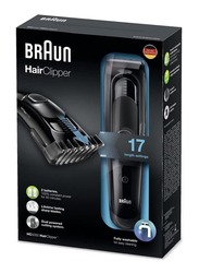 Braun Hair Clipper with Ultimate Hair Cutting & 17 Length Settings, Hc5050, Black