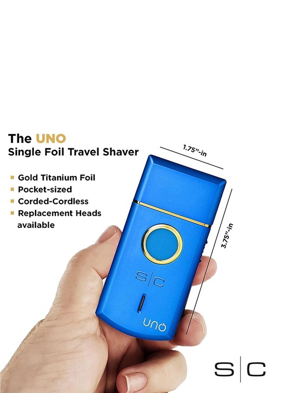 Stylecraft Uno Single Foil Shaver, Blue