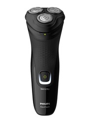Philips AquaTouch Series 1200 Wet or Dry Electric Shaver, S1223/40, Black