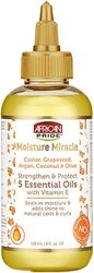 African Pride Moisture Miracle 5 زيوت أساسية، 118 مل (4 أونصة)