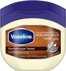Vaseline Petroleum Jelly Cocoa Butter Healing Jelly, Rich Moisturising, 250ml