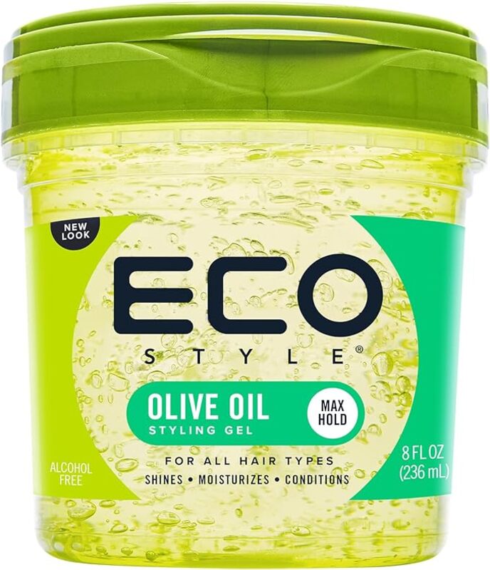 

Eco Style Olive Oil Styling Gel, Green, 236 ml (8 oz)