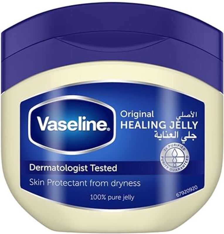 Vaseline Petroleum Jelly Original Healing Jelly, Skin Protectant From Dryness, 100ml