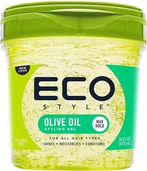 Eco Style Olive Oil Styling Gel, Green, 473 ml (16 oz)