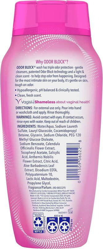 Vagisil Odor Block Daily Intimate Feminine Wash, 354 ml (12 fl oz)