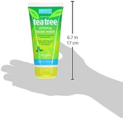 Beauty Formulas Australian Tea Tree Exfoliating Facial Wash, 150 milliliters