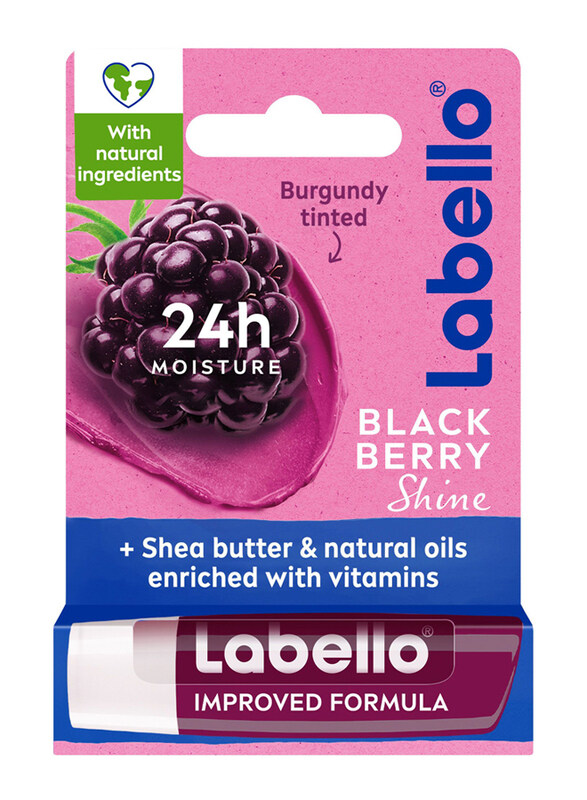 

Labello Blackberry Shine Moisturising Lip Balm, 2 x 4.8 gm