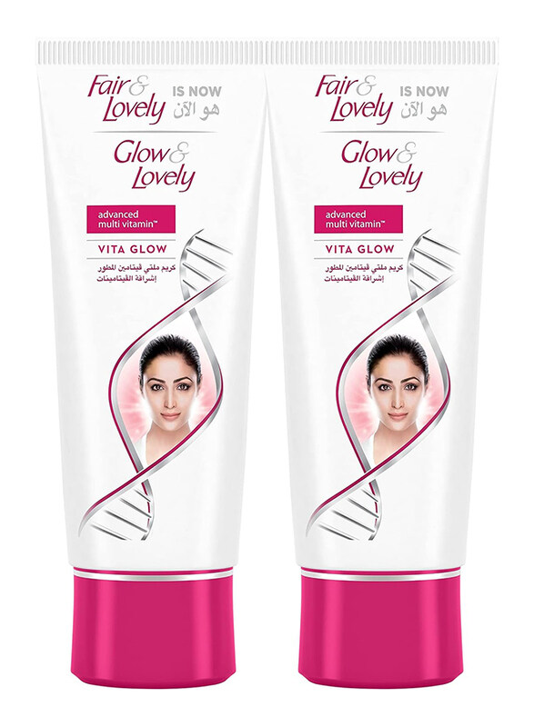 

GLOW & LOVELY Face Cream with VitaGlow Advanced Multi Vitamin for Glowing Skin, 2 x 80g