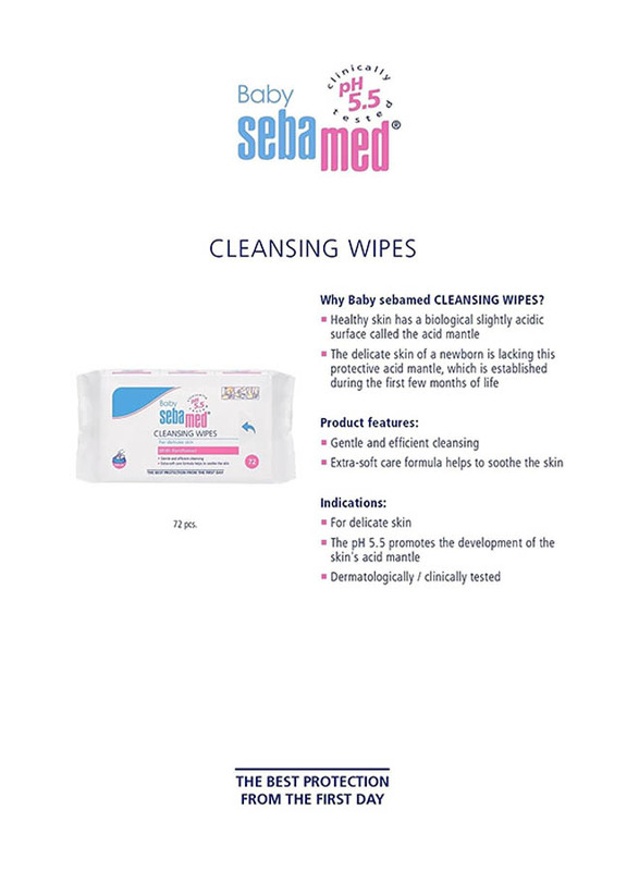 Sebamed 864 Sheets Baby Wet Wipes, White