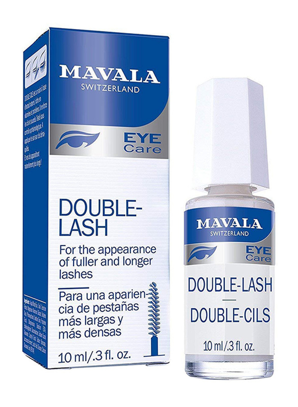 Mavala Switzerland Double Lash Eye Care Serum for Stronger and Thicker Eye Lashes, 10 ml