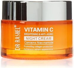 Dr. Rashel Vitamin C Brightening & Anti-Aging Night Cream, White 50gm