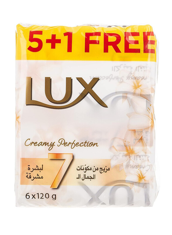 

Lux Creamy Perfection Perfumed Soap Bar, 6 x 120gm