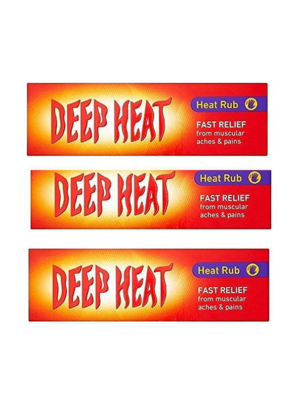 

Deep Heat Fast Relief Rub, 3 x 100g