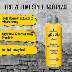 Got2b Glued Blasting Freeze Hair Spray, 12oz