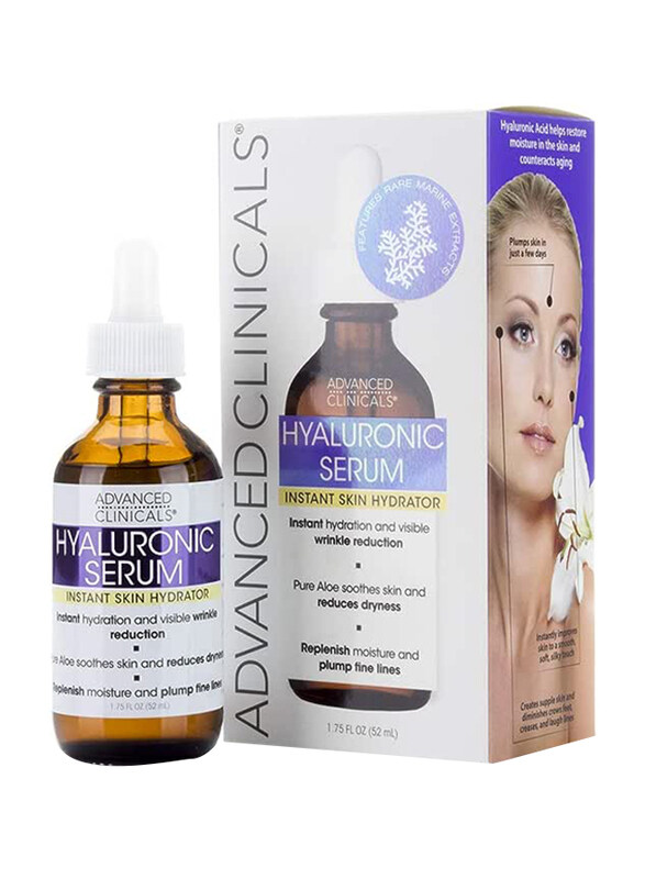 

Advanced Clinicals Hyaluronic Acid Anti Aging Face Serum, 52ml