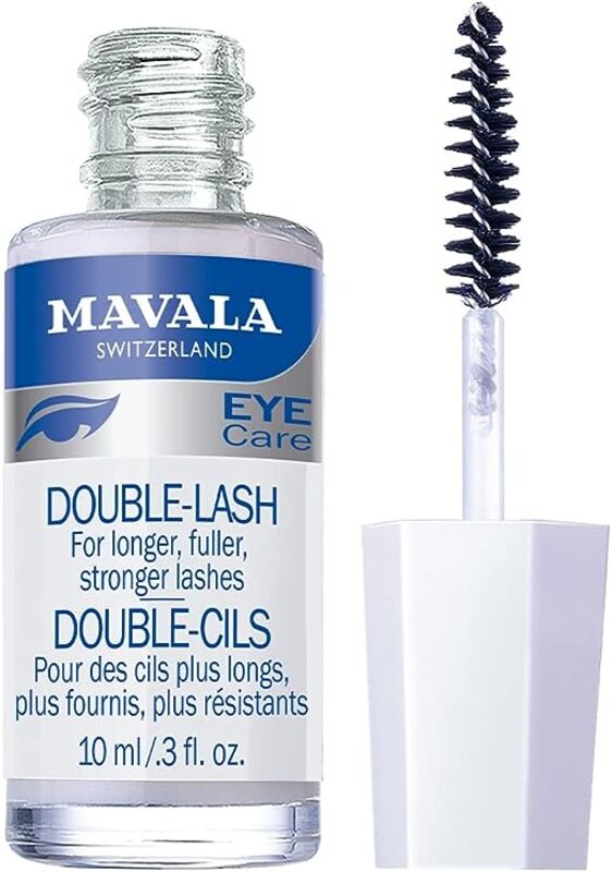 Mavala Switzerland Double Lash Eye Care Serum for Stronger and Thicker Eye Lashes, 10 ml