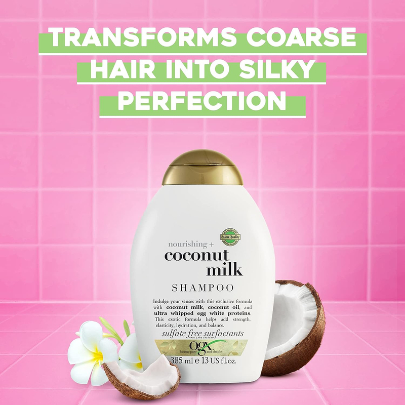 Ogx Nourishing Coconut Milk Shampoo, 13oz