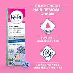 Veet Hair Removal Cream for Sensitive Skin, 2 x 100gm