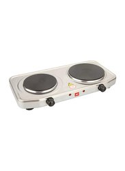 JEC Double Plate Hot Plate, 2500W, CP-5836, Silver/Black