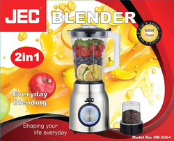 JEC 1.5L 2-in-1 Blender, MB-5064, Grey