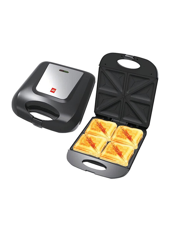 JEC 4-Slice Sandwich Maker, ST-5252, Black/Silver