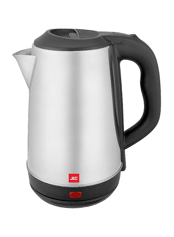 JEC 2.5L Stainless Steel Kettle, CK-5013, Silver/Black