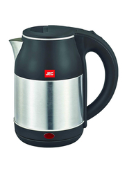 JEC 1.8L Stainless Steel Kettle, CK-5012, Silver/Black