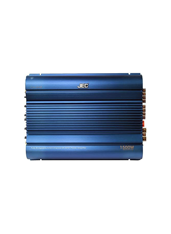 JEC CA-3248 4 Channel Car Amplifier, Blue