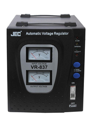 JEC Automatic Voltage Regulator, 5000W, VR-837, Black